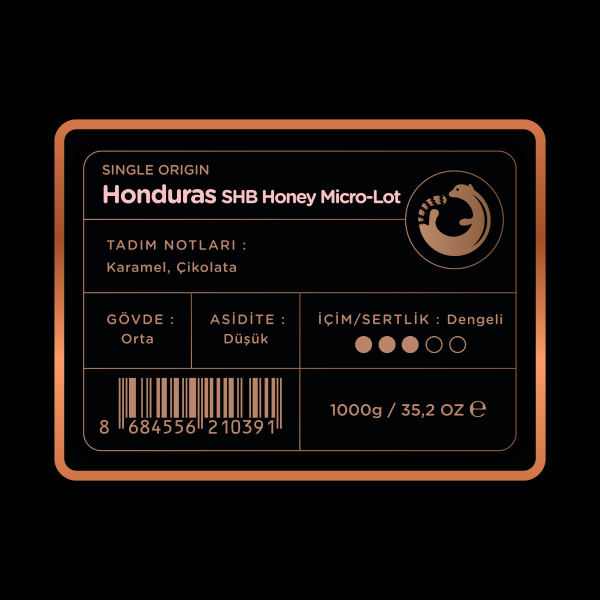 Luwacof Honduras SHB Honey Micro-Lot Yöresel Kahve 1000 gr.