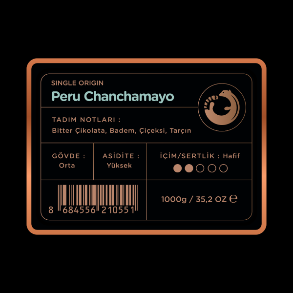 Luwacof Peru Chanchamayo Yöresel Kahve 1000 gr.