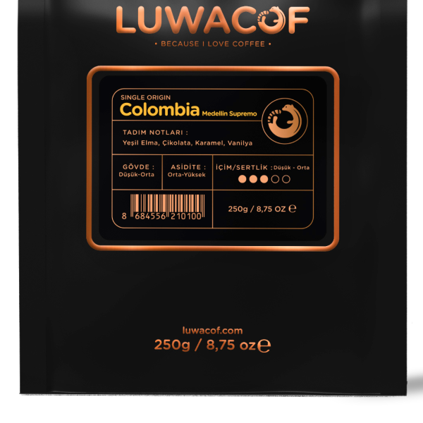 Luwacof Colombia Medellin Supremo Yöresel Kahve