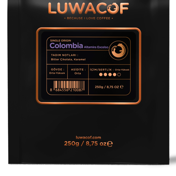 Luwacof Colombia Altamira Excelso Yöresel Kahve
