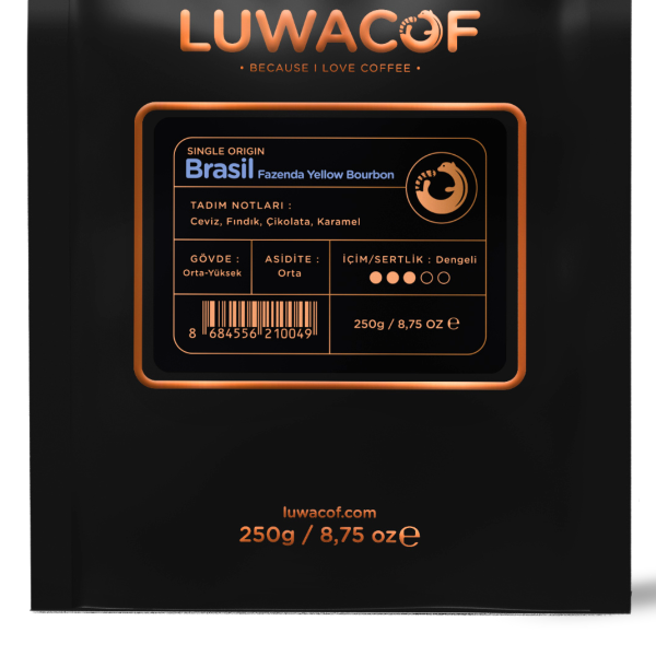 Luwacof Brasil Fazenda Yellow Bourbon Yöresel Kahve