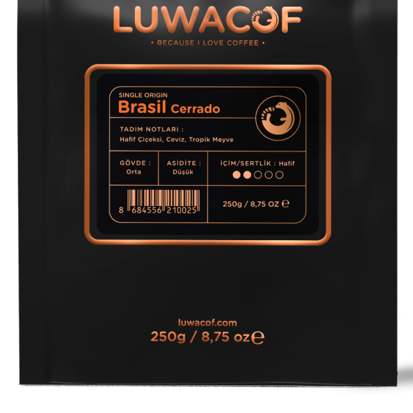 Luwacof Brasil Cerrado Yöresel Kahve 250 gr.