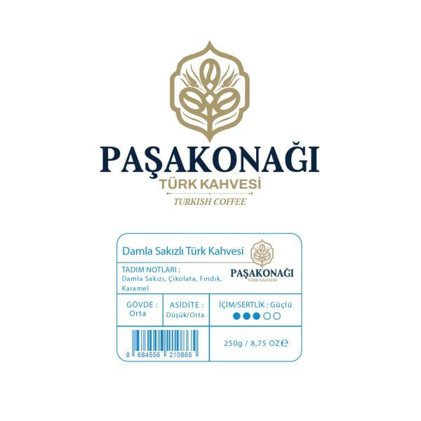 Paşakonağı Damla Sakızlı Türk Kahvesi