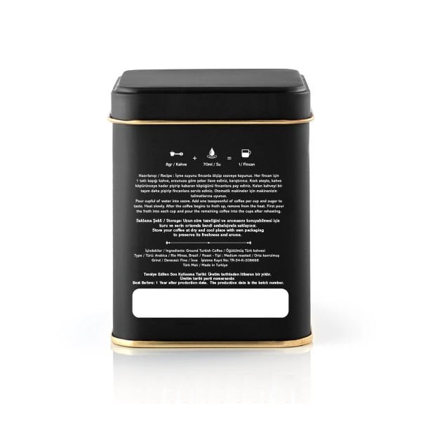 Paşakonağı Osmanlı Türk Kahvesi 125gr. - Teneke Kutu 125 gr