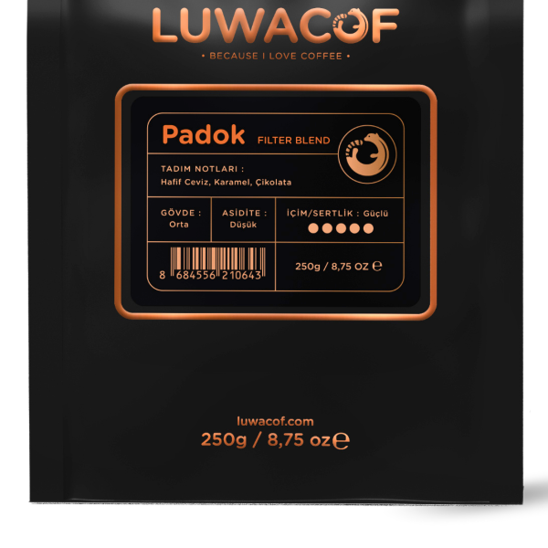 Luwacof Padok Filter Blend Kahve 250 gr.