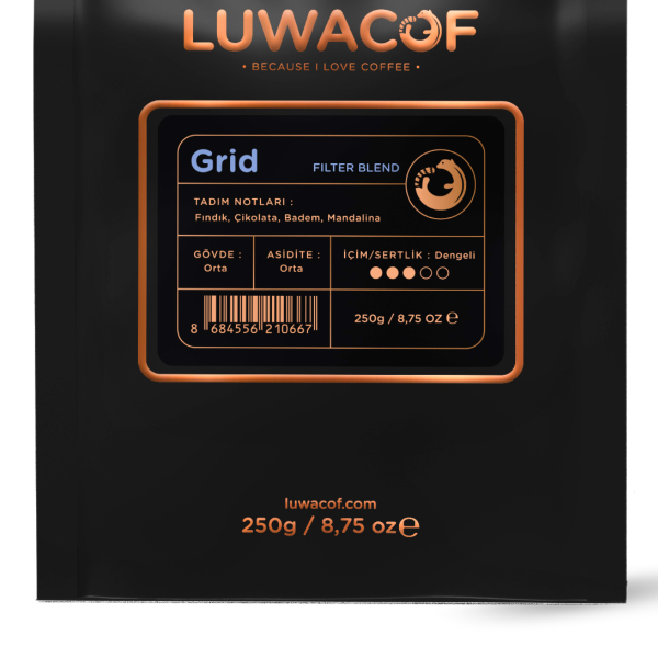 Luwacof Grid Filter Blend Kahve 250 gr.