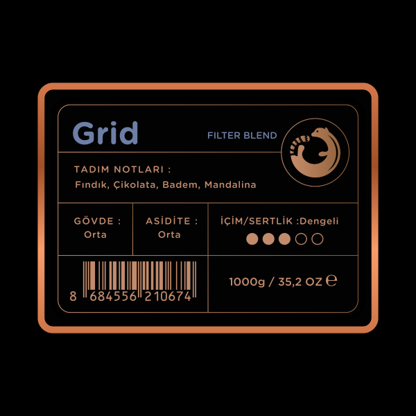 Luwacof Grid Filter Blend Kahve 1000 gr.