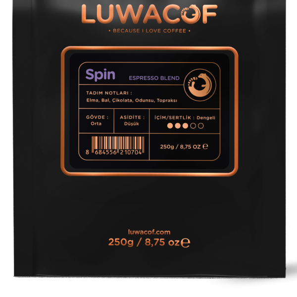 Luwacof Spin Espresso Blend Kahve 250 gr.