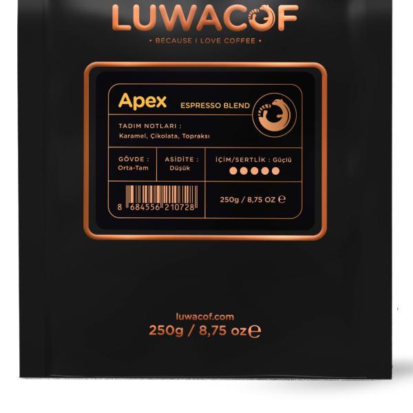 Luwacof Apex Espresso Blend Kahve 250 gr.