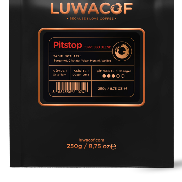 Luwacof Pitstop Espresso Blend Kahve 250 gr.