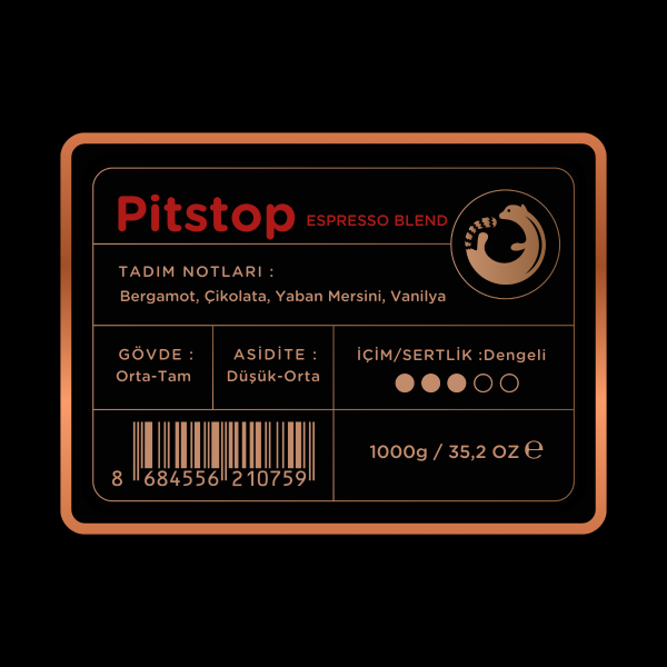 Luwacof Pitstop Espresso Blend Kahve 1000 gr.