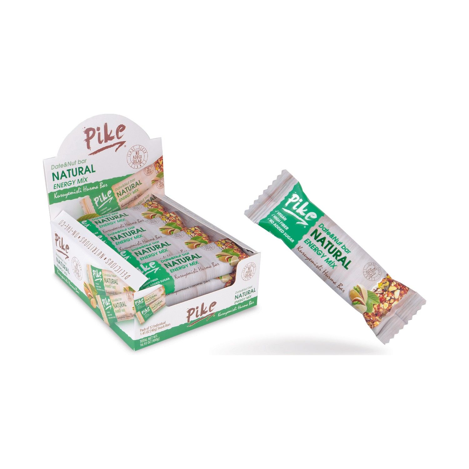 Kuruyemişli Hurma Bar 24x40gr