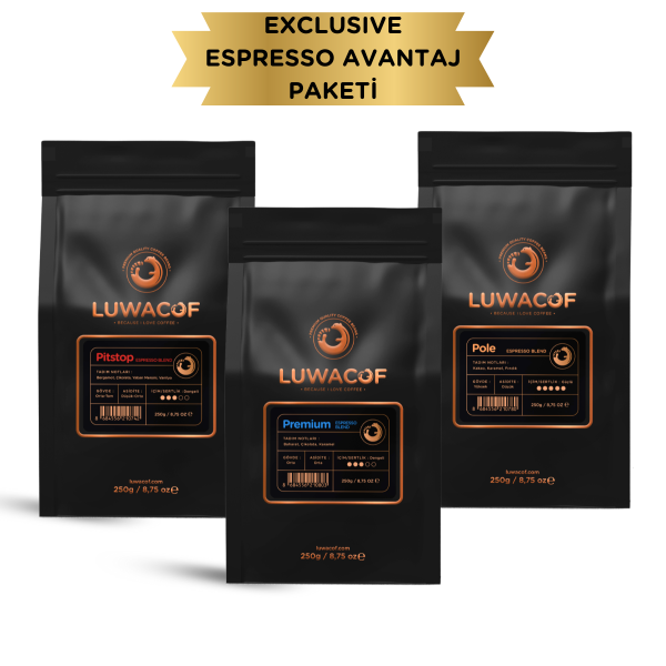 Luwacof Exclusive Espresso Avantaj Paketi 3x250gr