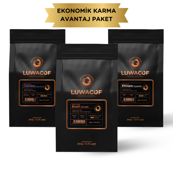 Luwacof Ekonomik Karma Avantaj Paketi 3x250gr