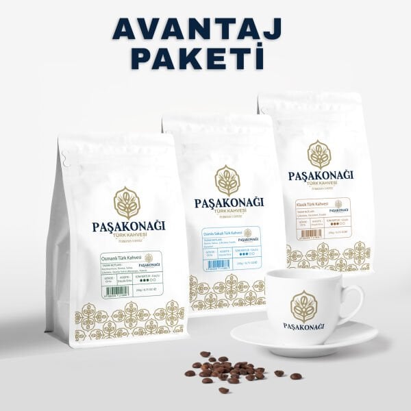 Paşakonağı Türk Kahvesi Avantaj Paketi 3x250gr