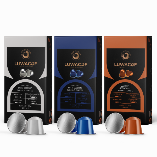 Luwacof Pure Essence Kapsül Kahve 10'lu (Nespresso Uyumlu)