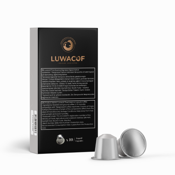 Luwacof Pure Essence Kapsül Kahve 10'lu (Nespresso Uyumlu)