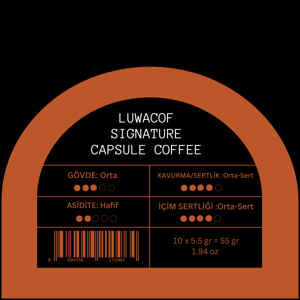Luwacof Signature Kapsül Kahve 10'lu (Nespresso Uyumlu)