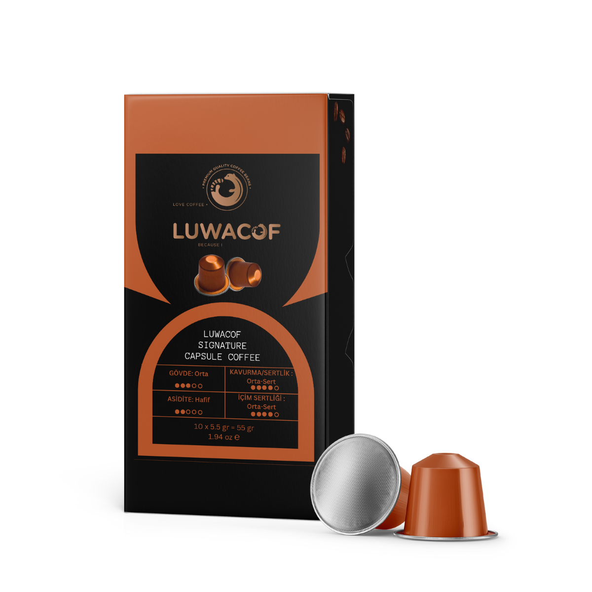 Luwacof Signature Kapsül Kahve 10'lu (Nespresso Uyumlu)